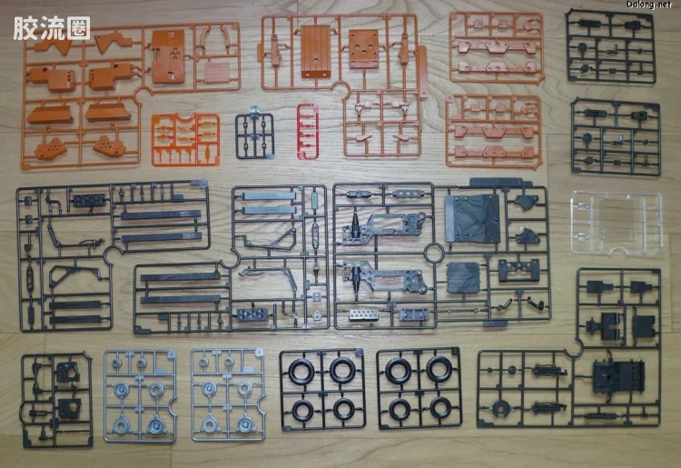 HEXA GEAR 六角机牙 第1世代六角机牙 支援扩展包006 叉车型 橙色Ver. - 图片